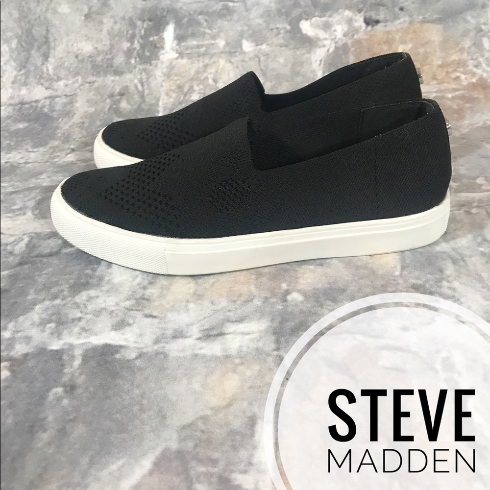 STEVE MADDEN frankel sneakers black like new